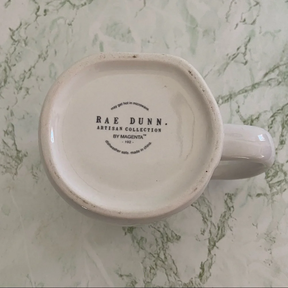 Rae Dunn Caffeine Ceramic Mug